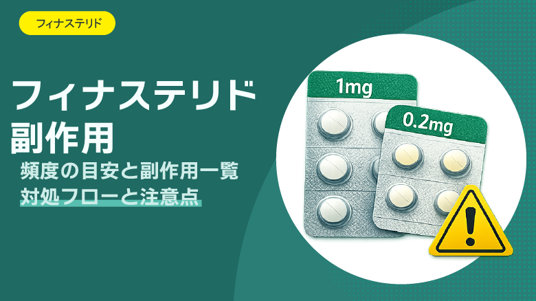 フィナステリドの副作用｜起こりうる症状・頻度・対処法をわかりやすく整理