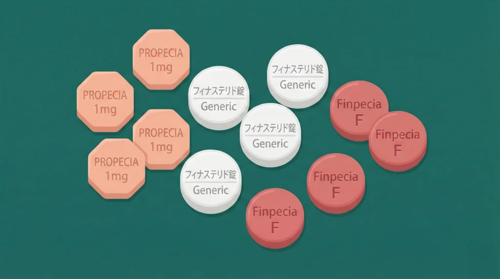 様々なフィナステリド画像
