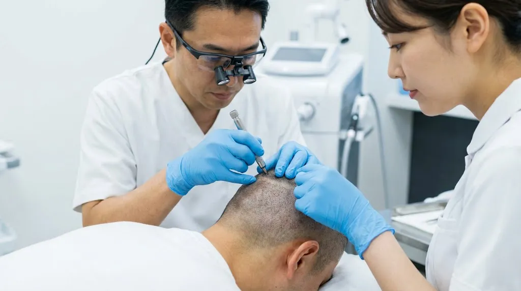 植毛施術イメージ画像