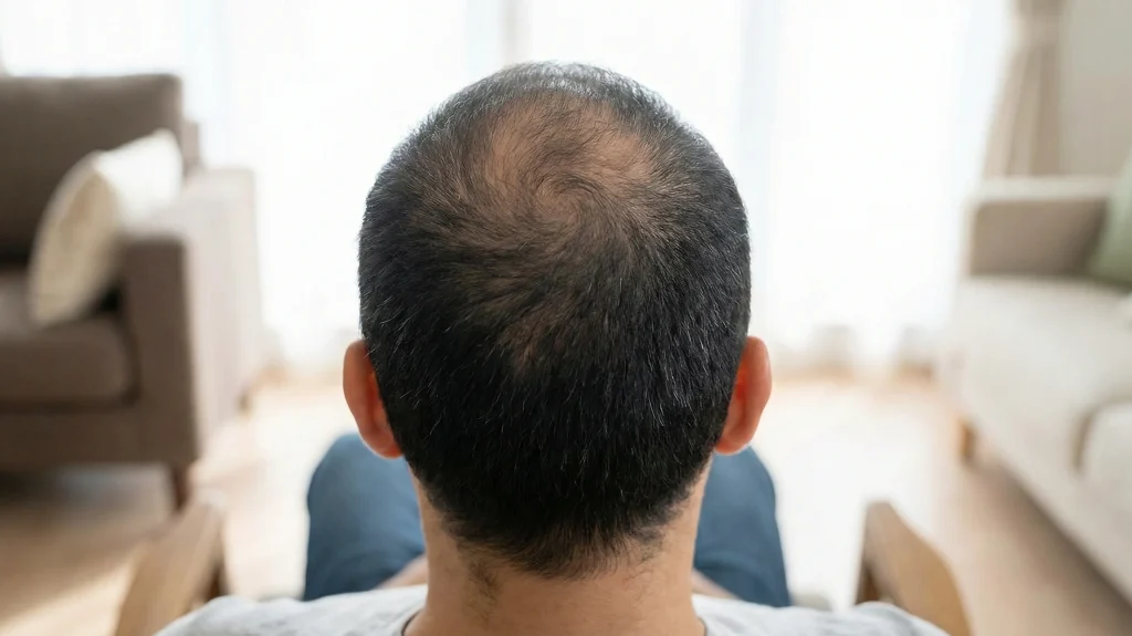 薄毛の後頭部イメージ画像